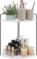 Bathroom Counter Organizer,Countertop Organizer,Vanity Organizers,Bathroom Storage,Bathroom Sink Caddy,Counter Shelf,Corner Counter,Corner Shelves(Black-White Marble)