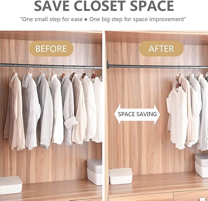 100PCS Clothes Hanger Connector Hooks, Cascading Clothes Hangers for Heavy Duty Space Saving Cascading Connection Hooks for Clothes Closet, White