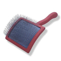 Big slicker brush for large dogs - Dog Brush for Shedding & Long Hair Cats Tool: Thick Coat Daily Care Painless Mat Remover Trusted by Pet Owners" (red)