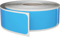 Royal Green Rectangle Label Stickers 3 x 1 inch (7.5cm x 2.5cm) Light Blue Sticker Roll - 250 Pack