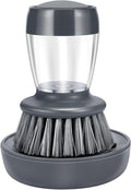 Soap Palm Brush Storage Set, 1 Piece Kitchen Brush with Bracket for Cleaning Pots, Pans and Sinks Scrub Brush Kitchen Scrub Brush