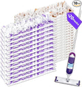 Disposable Mopping Pad Refills for PowerMop Multi-Surface,Wood Mopping Pad Refills for Floor Cleaning, 10 Count (10 Purple+10 Brown)