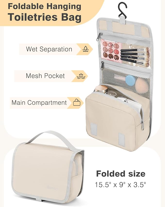 Gonex Compression Packing Cubes, 3pcs/4pcs Expandable Storage Travel Luggage Bags Organizers