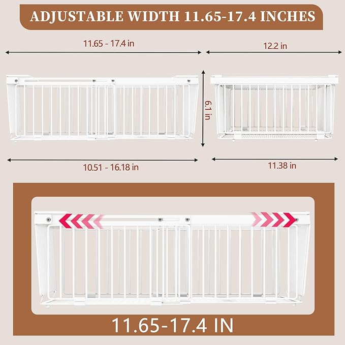 Large Freezer Organizer Bins，Upgraded Bottom Leak-Proof net，2 Pack， Expandable Stackable Chest Freezer Containers with Handle，for Fridge, Deep Freezer, Cabinet, Kitchen, Pantry (White-2Pack)