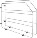 Rev-A-Shelf 12" Baking Sheet Shelf Organizer for Wall and Base Kitchen Cabinets, Divider Pan Rack Storage Wires for Cupboards, Chrome, 597-12CR-2-1