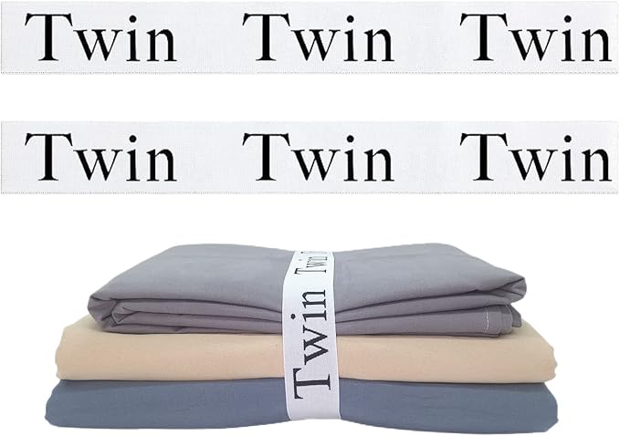 Maletnd 2 Pieces Bed Sheet Organizer Bands, Closet Organization Sheet Straps, Linen Labels Bedding Bands, Elastic Bed Sheet Storage Sheet Keepers (Twin)