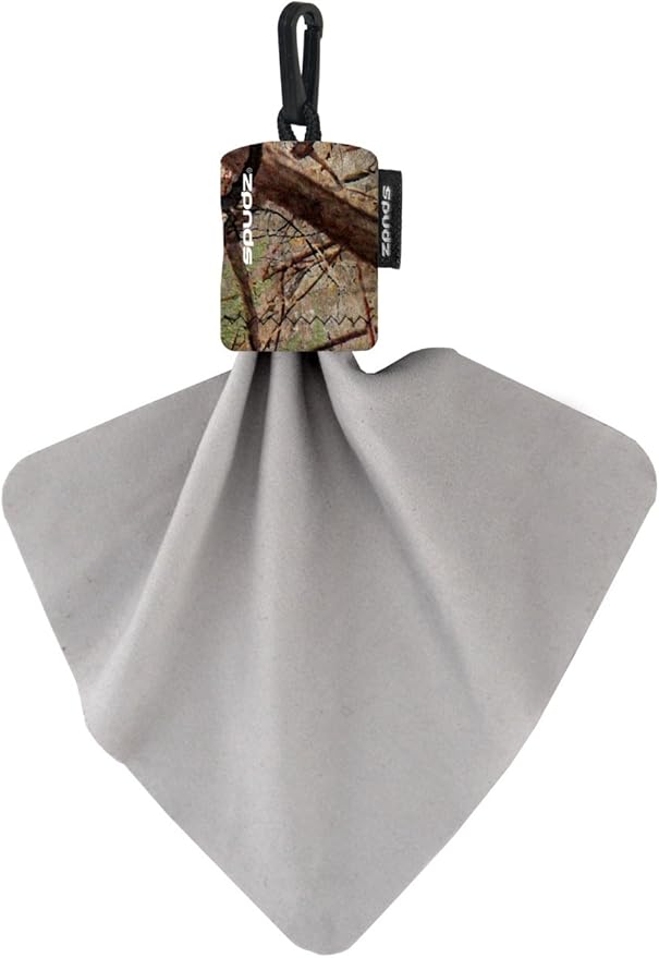 Alpine Innovations Spudz Classic Microfiber Cloth, Screen Cleaner and Lens Cleaner - Camo, Large 10x10