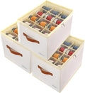 3 Pack Shoe Storage Box Organizer for Closet - 36 Cell Space Saver Shoes Containers Bin with Clear Lids Stackable, Can Fit Ottoman, Foldable Shoe Rack Cabinet Cubby for Wardrobe