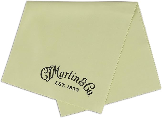Martin Microfiber Polishing Cloth | Soft, Sustainable Cleaning for All Instrument Finishes | Made with Recycled Materials