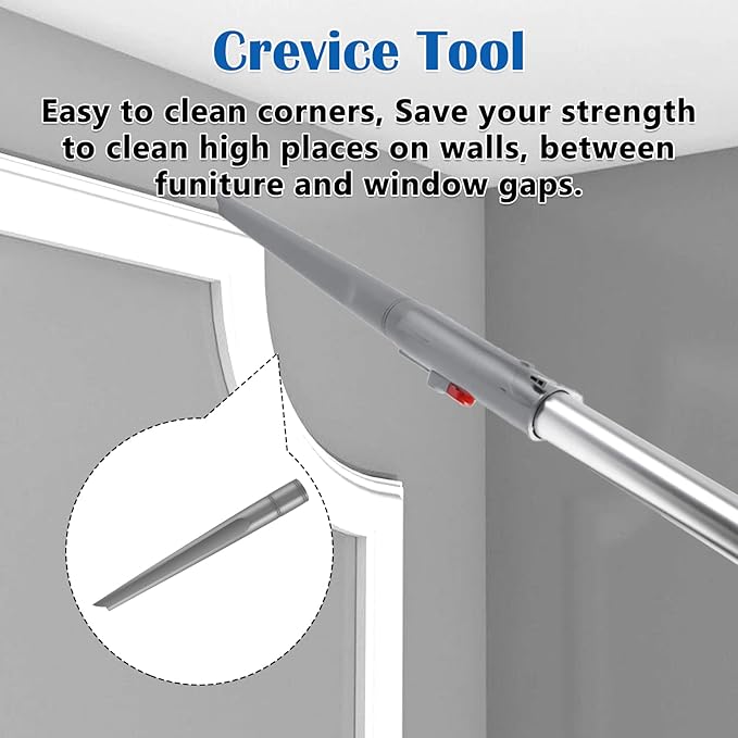 3 Pack Crevice Tool, Dust Brush and Upholstery Tool Attachment Compatible with Shark Navigator Lift-Away Vacuum Cleaner Models NV350, NV351, NV352, NV355, NV356E, NV357, NV360, NV370, UV440
