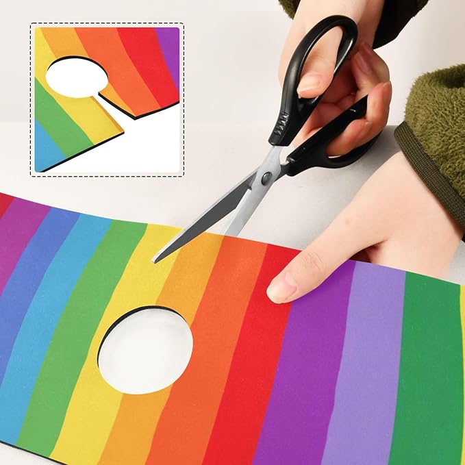 Kitchen Sink Splash Guard 1 PC 14.7 Inch Sink Faucet Mat Splash Guard for Bathroom Countertop Water Absorbent Foldable Cuttable Soft Washable Vibrant Colorful Stripes