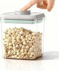 Airtight Food Storage Container Pop Containers With Lids, Bpa Free for Spaghetti Cereal Flour Rice Kitchen Organizer (rectangle 1250ml / 1.25qt)