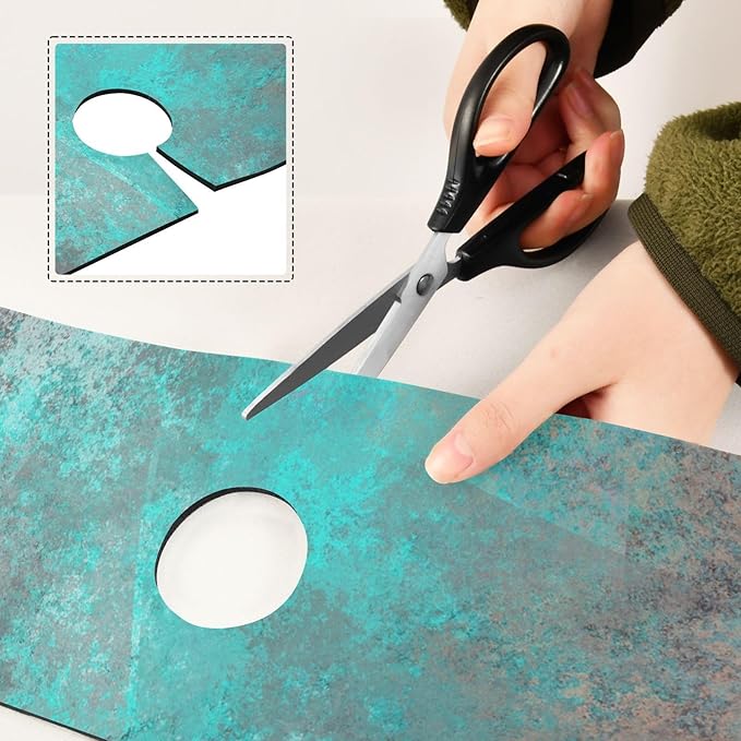 Kitchen Sink Splash Guard 2 PCS 30 Inch Sink Faucet Mat Splash Guard for Bathroom Countertop Water Absorbent Foldable Cuttable Soft Washable Teal Grey
