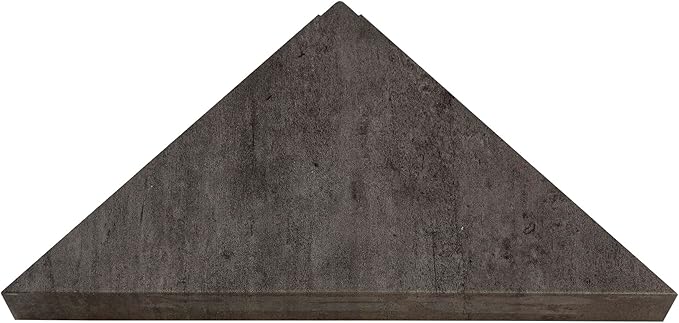 Palisade Vinyl Waterproof Corner Shower Shelf in Ashen Slate