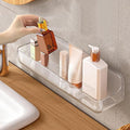 Diesisa Acrylic Wall Mounted Shower Caddy, Clear, Large Size 12.8L x 4" W x 3.3" H, Acrylic Shelf, No Drilling Walls Adhesive Shelf, Bathroom Shelves with Self Adhesive Tape for Bathroom, Kitchen