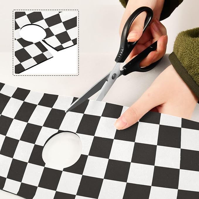 Checkered Black Kitchen Sink Splash Guard Sink Faucet Mat Faucet Handle Drip Catcher Drain Mats for Kitchen Bathroom Countertop Absorbent Dish Drying Pad 2Pack 14.7x5.4IN