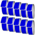 Royal Green Rectangular Color-Coding Labels 3x1-20 Sticker Rolls (75mm x 25mm) - 5000 Pack