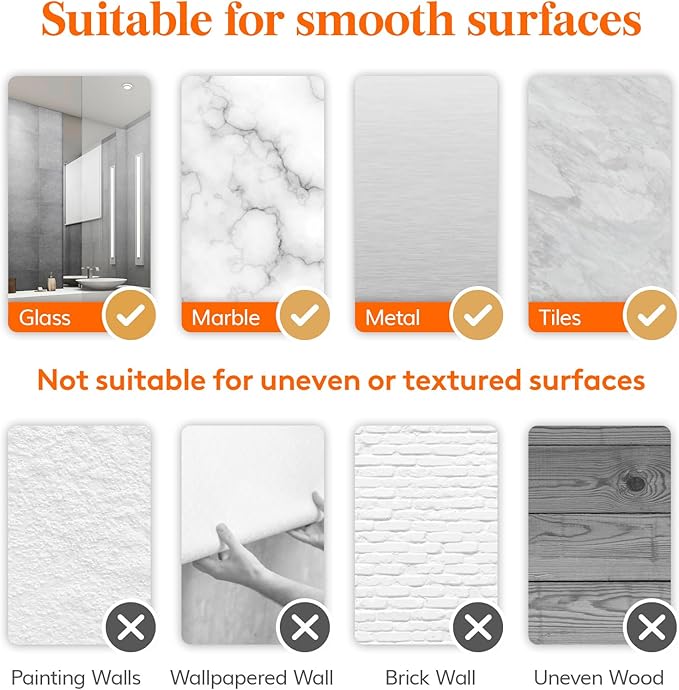 Lifewit Shower Caddy Suction Cup, NO-Drilling Bathroom Organizers and Storage Rack for Inside Shower, Plastic Removable Shower Shelves for Shampoo Strong Vacuum Suction, 26 cm/10 inch Long, 1 Pack