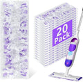 20 Pack Power Mop Refill Pads for Swiffer Power Mop Multi-Surface &Wood Mopping Pad Refills, Disposable Swifter Wet Pad Refills for Swiffer, Replacement Mop Pads for Multi-Surface Wood Floor Cleaning