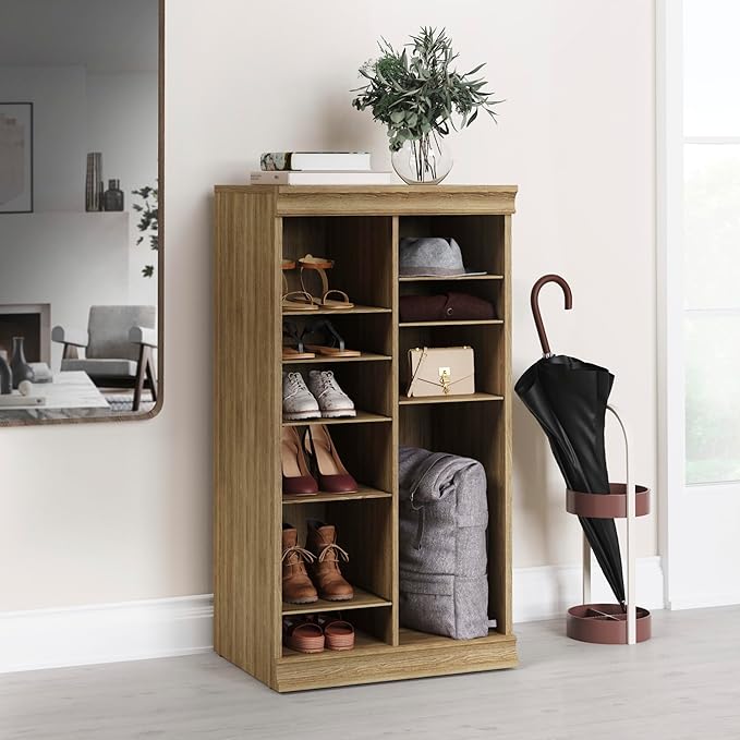 ClosetMaid Modular Adjustable Divided Storage Shelving Unit Organizer, 15.94-Inch D x 40.3-Inch H x 21.38-Inch W, Sand