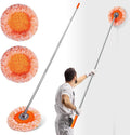 Wall Mop, Primium 68” Wall Cleaner, High-Quality Baseboard Cleaner, Professional-Grade Baseboard Cleaner Tool with Handle, Superior Quality Dust Mop, Efficient Ceiling Fan Cleaner Duster