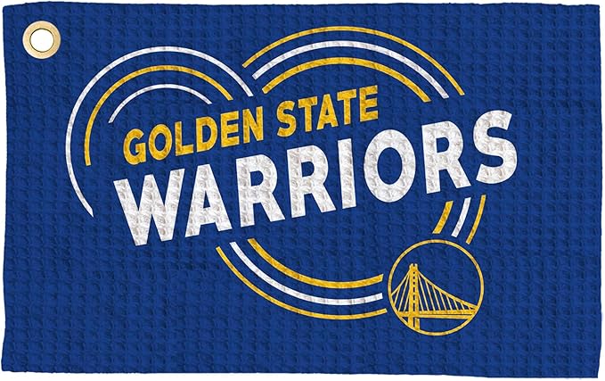 Northwest NBA Golf Towel – Official Licensed Microfiber Waffle Fabric, Absorbent 16x25 in Club Cleaning Accessory