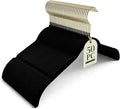 Korpai 50 Pack Black Velvet Hangers, Non Slip,Durable,Slim Hangers Space Saving,Felt Hangers with Gold 360°Swivel Hook for Coats,Strappy Dresses,Shirts,Sweater ect