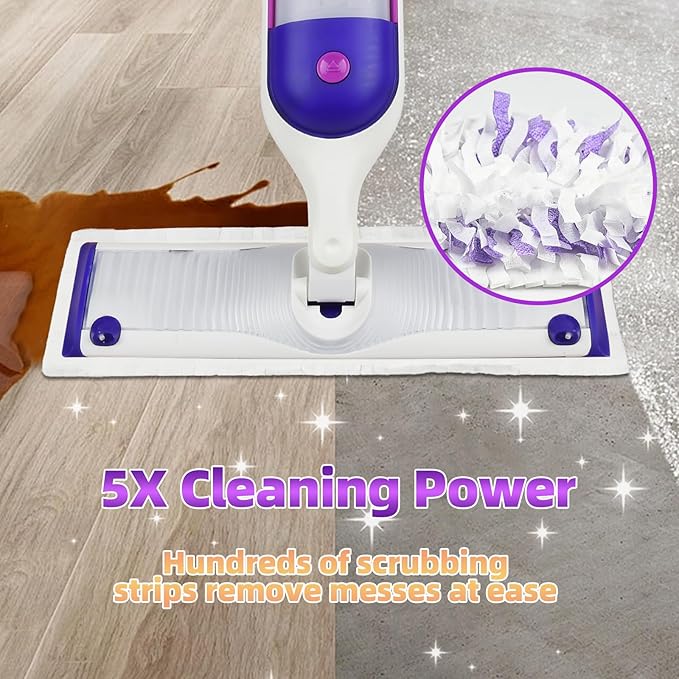12 Pack Disposable Mop Pads for PowerMop™ Multi-Surface Floor Mop, Mopping Pad Refills for Floor Cleaning