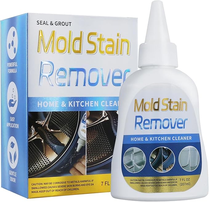 Washing Machine Cleaner, Multi Home Stain Cleaning Gel, Heavy Duty Stain Cleaner for Washing Machine, Refrigerator Strips, Bathroom Grout, Sink, Shower, Caulk, and Front Loader Seal (7 fl oz)