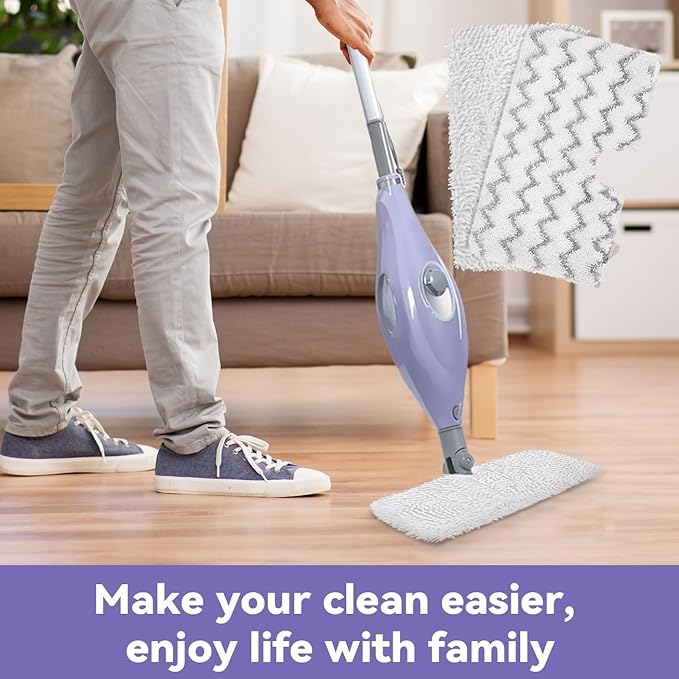 for Shark Steam Mop Replacement Pads: 4Pack for Shark Professional Steam Pocket Mop Pads Washable S3601 S3501 SE450 s3504amz S2902 S3901 s3601a S3550 s3601co s3601d Heads Covers Floor Steamer Pads