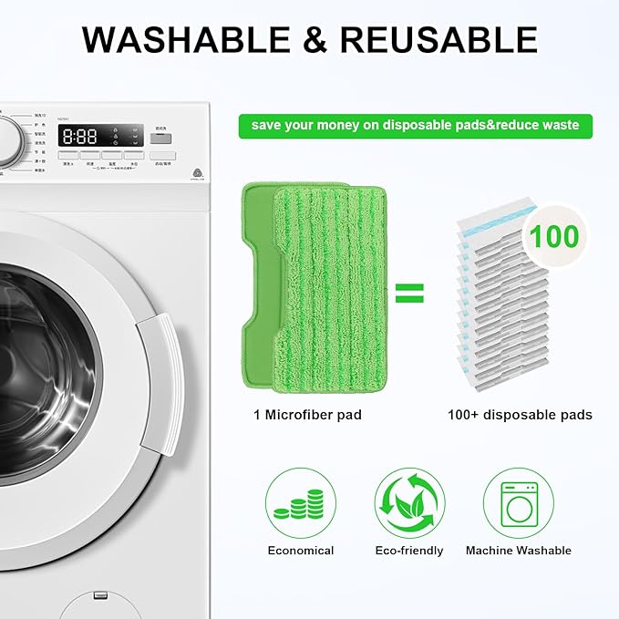 Reusable for Shark Vacmop Replacement Pads: Wet Dry Vac Mop Pads Refills For Shark Vacmop Pro Cordless Vacuum Mop Vac Mopvac VM252 VM200 VM200p12 VMP30 VM190 VM250 hard floor Cleaner mopping Pad 7pack