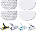 4 Pack Steam Mop Replacement Pads, Compatible with Bissell Powerfresh Steam Mop 1940 1806 1440 1544 Series, Model 19402 19404 19408 2685A 2075A 1940A 1940Q 1940T 1940W, Mop Pads Refills