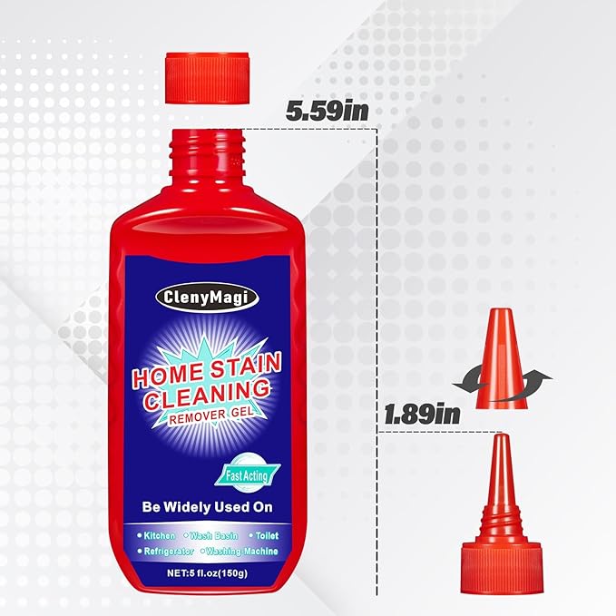 Washing Machine Cleaner, Home Remover Gel, Household Grout Cleaner for Washing Machine, Refrigerator Strips,Tiles,Grout Sealant,Bathroom,Shower,Kitchen Sinks
