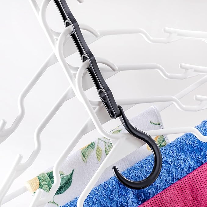 Mr. Pen- Space Saving Hangers, Black, 8 Pack, Clothes Organizers, Shirt Hangers, Magic Closet Space Savers