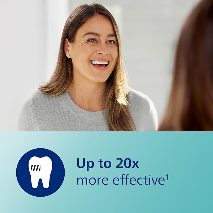 Philips Sonicare DiamondClean Smart 9500 Electric Toothbrush, Sonic Toothbrush with App, Pressure Sensor, Brush Head Detection, 5 Brushing Modes and 3 Intensity Levels, Black, Model HX9923/11