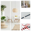 White Screen Door Mesh Magnetic Closure Heavy Duty 48 x 96 inch, Self Closing Fiberglass Mosquito Net with Magnet for Doors, Bug Fly Screens Curtain for Doorway, Keep Bugs Out, Pet Friendly