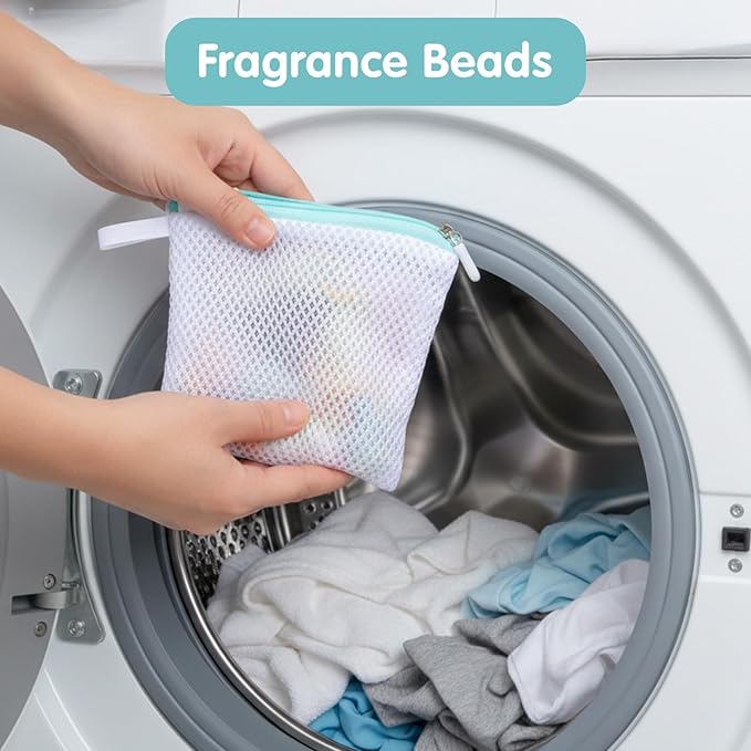 5 Pcs Small Mesh Laundry Bag Mini Lingerie Bags 5.5 x 4.7 Inch for Washing Delicates With Zipper for Socks, Bra, Underwear, Travel Clothing Storage