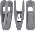 Grey Velvet Hanger Clips - 60 PCS Velvet Hanger Clip, Strong Velvet Clips Fit for Velvet Hangers