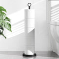 Toilet Paper Holder Stand(with Reserve Function), Free-Standing Spare Rolls Storage Holder, Stainless Steel