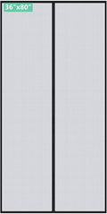 DOOREASY Magnetic Screen Door, Reinforced Polyester Screen Door, Self Sealing Magnets, Pet and Kid Friendly, Easy Installation Door Mesh Screen Size 38" x 81", Fit Door Size 36 x 80 inch