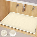 Under Sink Mat, 14"x22" Under Sink Mats for Kitchen, Silicone Waterproof Under Sink Liner, Sink Cabinet Organizer Tray with Drain Hole