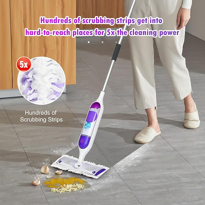 20 Pack Disposable Mopping Pad Refills for PowerMop Multi-Surface Mop Kit, Multi-Surface Mop Pad Refill for Power Mop for Cleaning Floors