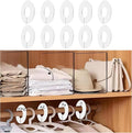 Closet Dividers for Hanging Clothes, Durable Plastic Wardrobe Organizers - Perfect for Closet Rods, Clothing Racks & Retail Display (30 Closet Dividers)