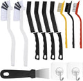 12Pcs Crevice Cleaning Brush Set,Hard Bristle Cleaning Supplies for Deep Cleaning Gap,Home Essentials,Bathroom Scrub Cleaner Brushes Tools for Household Use,Kitchen,Toilet,Window