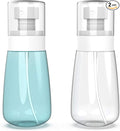 Pack 2 Small Spray Bottle Travel Size 2oz/60ml - Fine Mist Mini Empty Spray Bottles - Leak Proof - for Toners, Face & Hair Mist