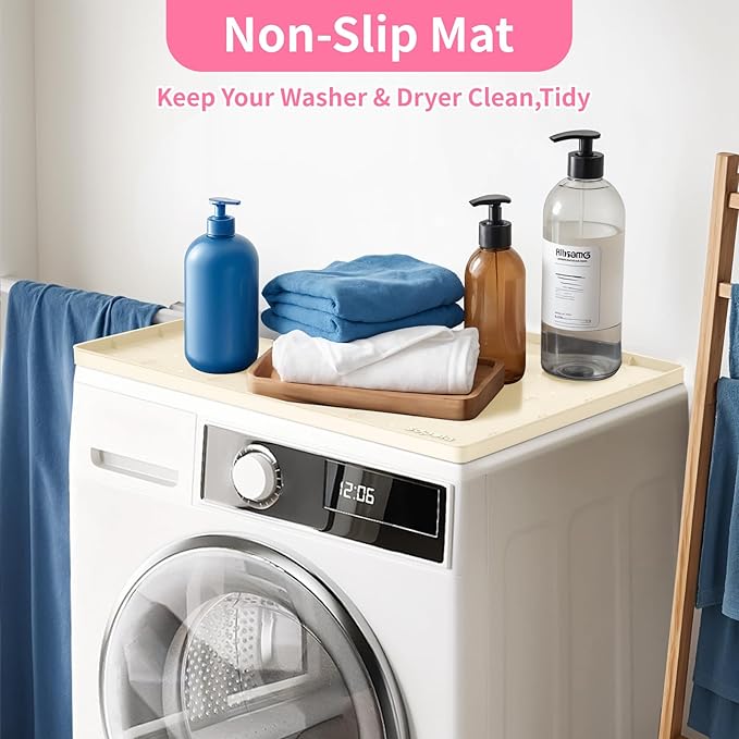 Sdpeia Under Sink Mat 25"×19" Waterproof Silicone Cabinet Liner & Sink Protector for Kitchen & Bathroom, Multi-Purpose Organizers Tray for Pets, Laundry, Cat Litter Mat