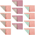 20pcs Microfiber Cleaning Cloths Thick Water Absorbent Dish Towels Dual-Layer Kitchen Wiping Rags Non-Stick Oil for Home and Dishwasher Use Random Color
