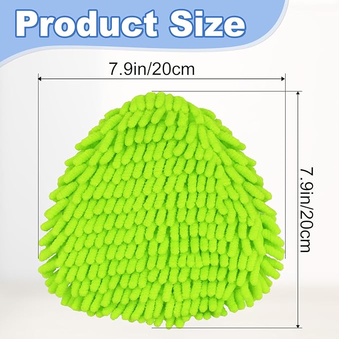 6 Pack Mop Head Replacement Compatiable with Ocedar EasyWring Mop,Mop Heads Refill for Easywring Spin Mop 1 Tank System - Microfiber Chenille, Easy to Replace,Deep Floor Cleaning and Machine Washable