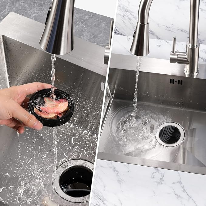 RQYEKDO Garbage Disposal Splash Guards 3 1/8 Inch，Rubber Garbage Disposal Drain Plugs and Covers, Food Waste Disposal Stopper Accessories for Waste King, Whirlaway,Sinkmaster and GE Models
