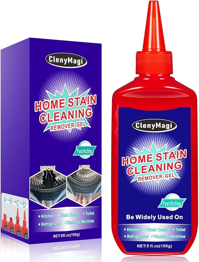 Washing Machine Cleaner, Home Remover Gel, Household Grout Cleaner for Washing Machine, Refrigerator Strips,Tiles,Grout Sealant,Bathroom,Shower,Kitchen Sinks